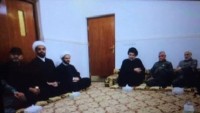 Foto: Haşdi Şabi Komutanları Operasyon Öncesi İslam Alimi Mukteda Sadr’ı Ziyaret Etti