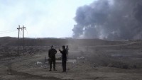 Musul’da DEAŞ’ın ateşe verdiği 16 petrol kuyusu söndürüldü