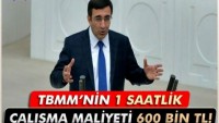 Kalkınma Bakanı:”Meclisin 1 Saatlik çalışma maliyeti 600 Bin TL