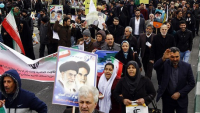 Tahran caddelerinde “Kahrolun Suud hanedanı” sloganları  yankılandı