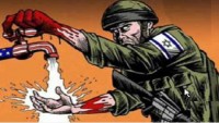 Karikatür: ABD Siyonist Güçlere Bulaşan Mazlum Kanını Temizlemeye Çalışıyor…