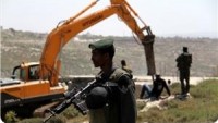 İşgal Güçleri El-Halil’in Güneyinde Yüzlerce Dönüm Ekili Araziyi Tahrip Etti…