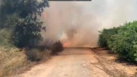 Gazze etrafındaki Siyonist yerleşkelerde 26 yangın