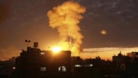 Siyonist rejimin savaş uçakları Gazze’yi bombaladı