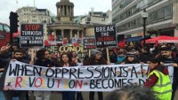 Londra’da Türkiye aleyhine gösteri