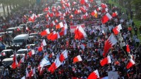 Bahreyn Al-i Halife rejimi protesto edildi
