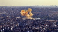 Suriye jetleri, teröristlerin mevzilerini bombaladı