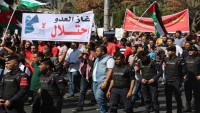 Ürdün’de Amerikan şirketinden gaz alınması protesto edildi