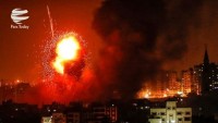 Siyonist helikopterler Gazze’ye saldırdı