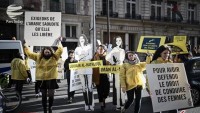 Paris’te Suudi rejimi protesto edildi