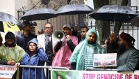 Arakanlı Müslümanlara yönelik şiddet ABD’de protesto edildi