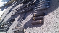 Duma’da teröristlere ait çok sayıda silah ve mühimmat bulundu