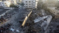 Siyonist İsrail Savaş Uçakları Saeed Al Masshal Kültür Merkezini Bombaladı: Biri Ağır 18 Yaralı