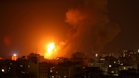 Siyonist İsrail Savaş Uçakları Gazze’yi Yoğun Bir Biçimde Bombalamaya Başladı
