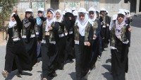 Hamas’ın kadın kolu, kızlara özel Birinci Kudüs Ordusu Kampı’nı açtı