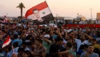 Golan halkı Suriye ordusu ve yönetimine destek gösterisi düzenledi