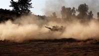 Siyonist askerler, Filistinlilere ait tarlalara saldırdı