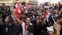 Seyyid Mukteda Sadr, Irak halkının gösterilerine katıldı