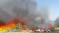 Siyonist İsrail’in Hayfa Kentinde Yangınlar Şehrin Merkezine Ulaştı