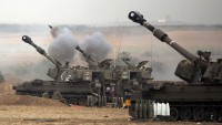 Siyonist İsrail Ordusu Gazzeyi Bombaladı