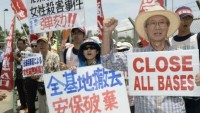 Japonya’da ABD askeri üssüne karşı protestolar sürüyor