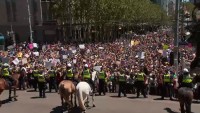 Avustralya’da Trump karşıtı gösteri düzenlendi