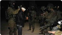 Siyonistler Sabahın Erken Saatinde Birçok Filistinlinin Evine Baskın Düzenlendi