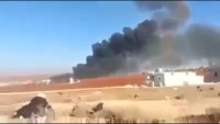 Video: Suriye Ordusu, Türkiye’ye Giden Petrol Tanker Konvoyunu İmha Etti