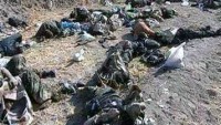 Foto: Suriye Ordusunun Halep kırsalının kuzeydoğu kırsalında öldürdüğü teröristlerden bazıları