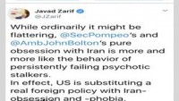 Zarif: ‘ABD, halihazırda İranofobiyi dış siyasetinin ilkesi haline dönüştürdü’