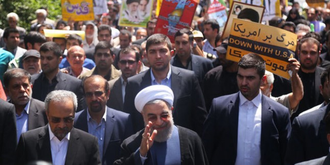 Foto: İran’da Devlet Erkanı Kudüs Günü Yürüyüşlerine Katıldı