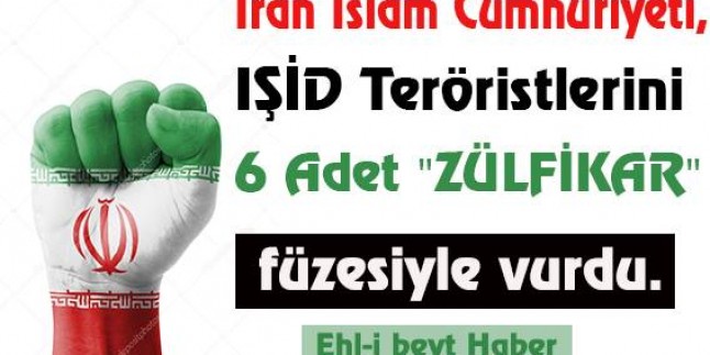 Tasarım: İran İslam Cumhuriyeti, IŞİD Teröristlerini 6 Adet “ZÜLFİKAR” Füzesiyle Vurdu