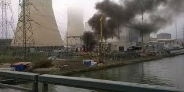 Belçika’da nükleer santralde yangın