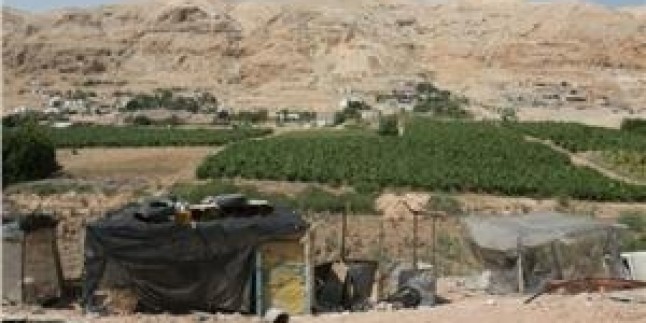 Siyonist İşgal Yönetimi Eriha’nın Kuzeyinde Bir Filistin Köyünün Boşaltılmasını İstedi…