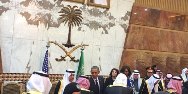 Obama, Taziye İçin Riyad’a Gitti…