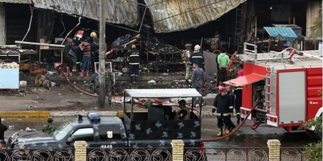Bağdat’ta bombalı saldırı soncu 15 kişi hayatını kaybetti