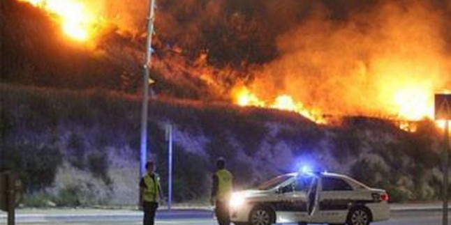 Siyonist Cephanede Yangın Çıktı…