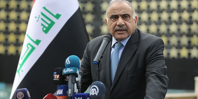 Irak Başbakanı Abdulmehdi: Irak’ta normal yaşantıya dönme zamanı gelmiştir