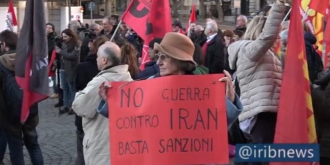 Roma’da ABD’nin terör eylemi protesto edildi