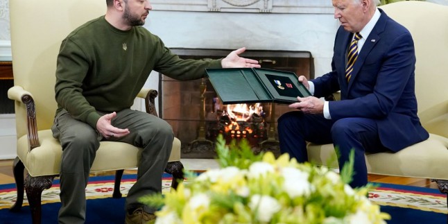 Siyonist Ukrayna Devlet Başkanı, ABD’ye gitti