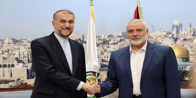 İran Dışişleri Bakanı Hamas Lideri ile Görüştü