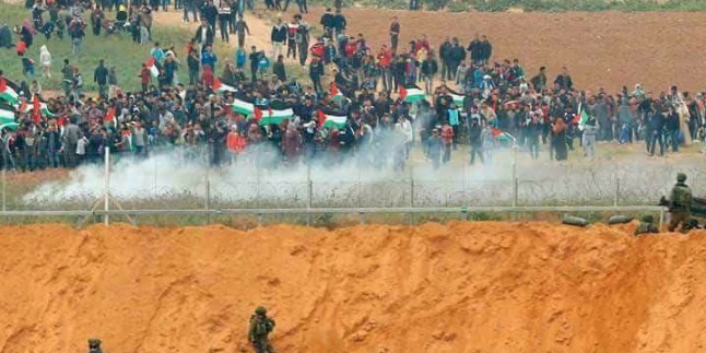Foto: Kahraman Filistin Halkının Büyük Dönüş Yürüyüşünden Kareler…