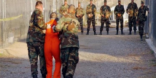 Amerika halkından Guantanamo eylemi