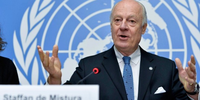 De Mistura: Muhnaliflerin Halep’e roket saldırısı savaş cinayetidir