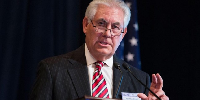 ABD Dışişleri Bakanı, Rex Tillerson oldu