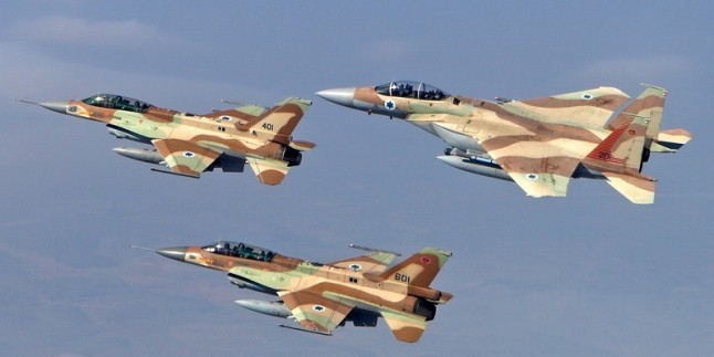 Siyonist rejimin uçakları, Gazze’yi bombaladı
