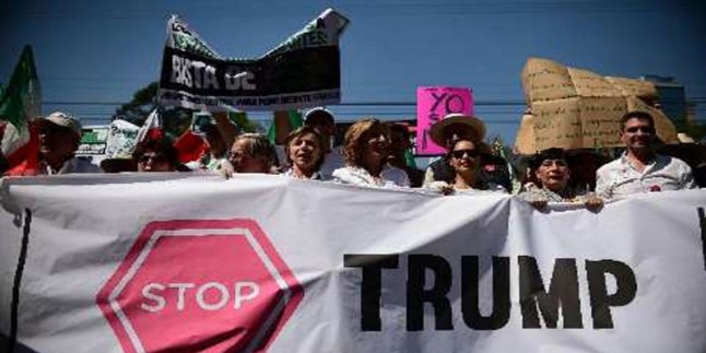 Meksika’da Trump protesto edildi