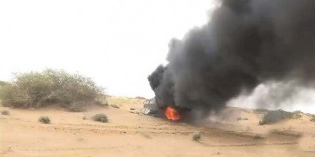 Yemen ordusu, bir Suudi helikopterini düşürdü