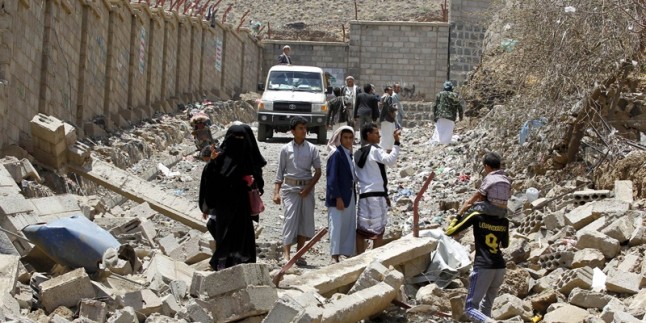 Katil Suudi rejiminin Yemen’e hava saldırıları devam ediyor