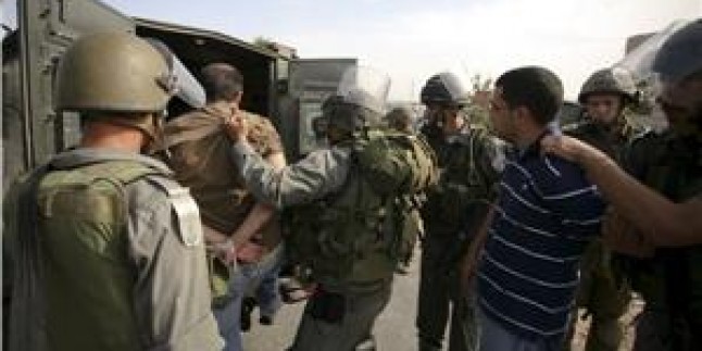 Siyonist rejim güçleri, bu sabah 15 Filistinliyi daha gözaltına aldı